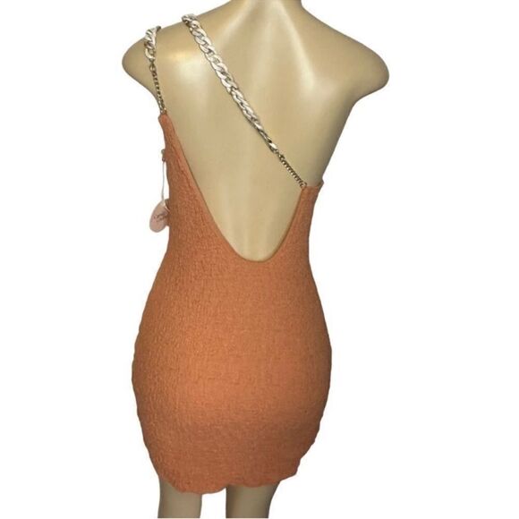 NWT REVOLVE x Camila Coelho one shoulder strap orange Mini Dress - Picture 2 of 8